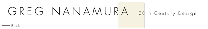 greg nanamura 20th century design