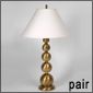 brass lamps