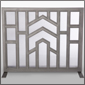 deco fireplace screen