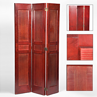 Pair of Leather Screens